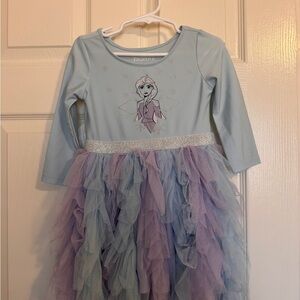 Disney Frozen II Elsa Long Sleeve Dress